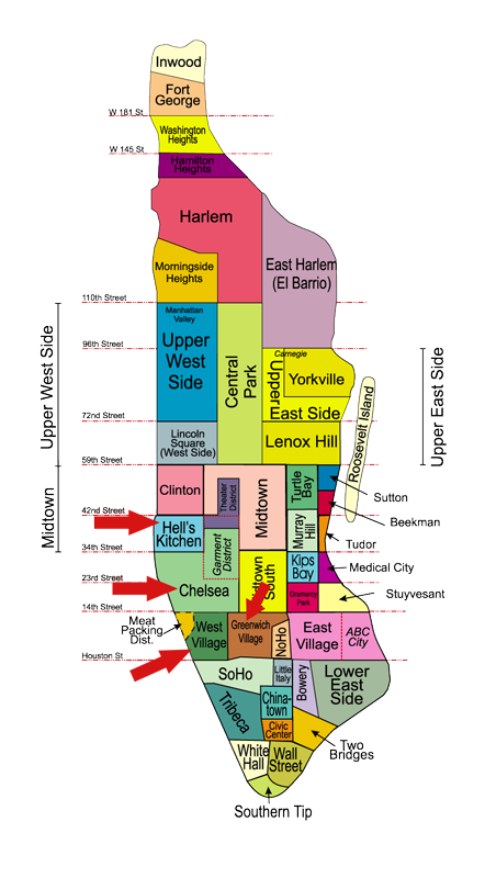 quartieri-di-new-york-mappa