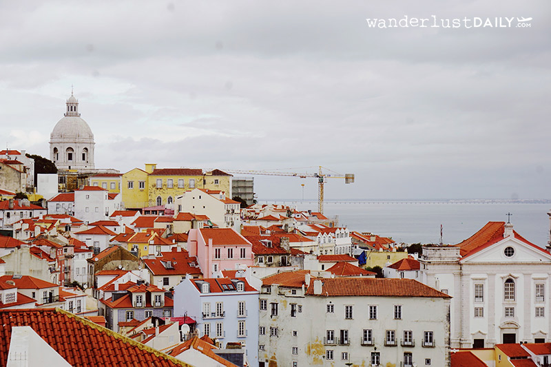 dove mangiare a lisbona spendendo poco: panorama della città dove mangiare a lisbona spendendo poco