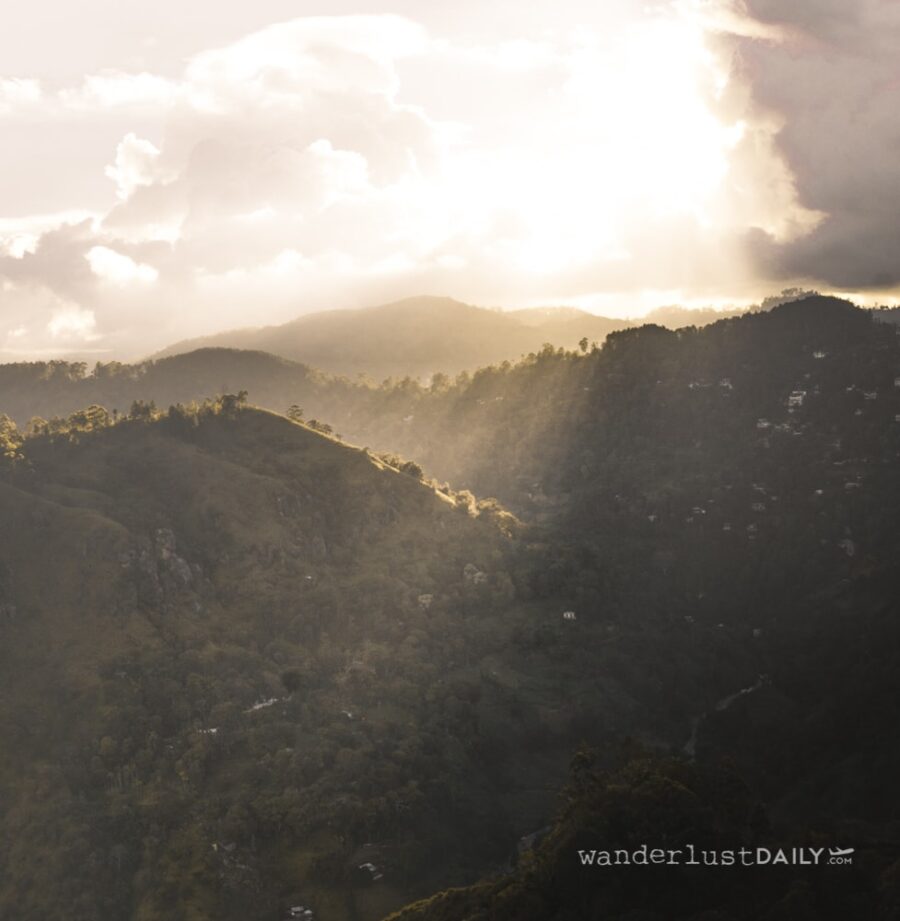 vista dal little adam's peak di ella