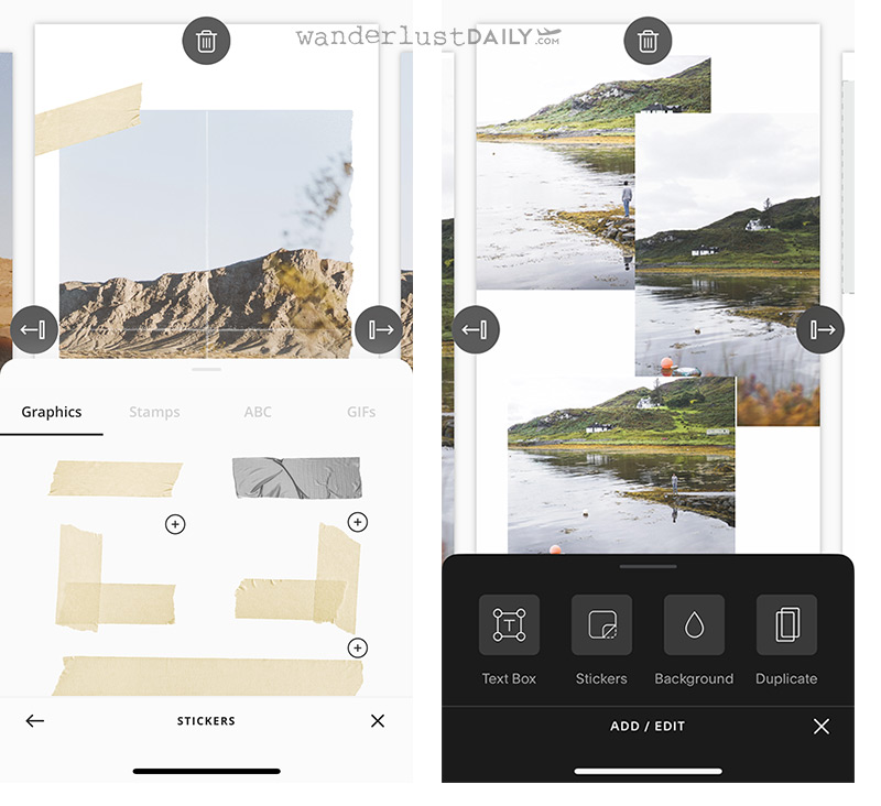 unfold, una delle migliori app per instagram stories
