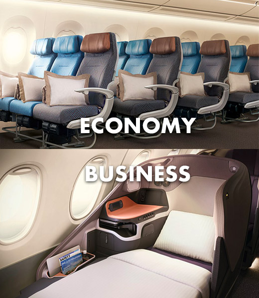 confronto economy e business class